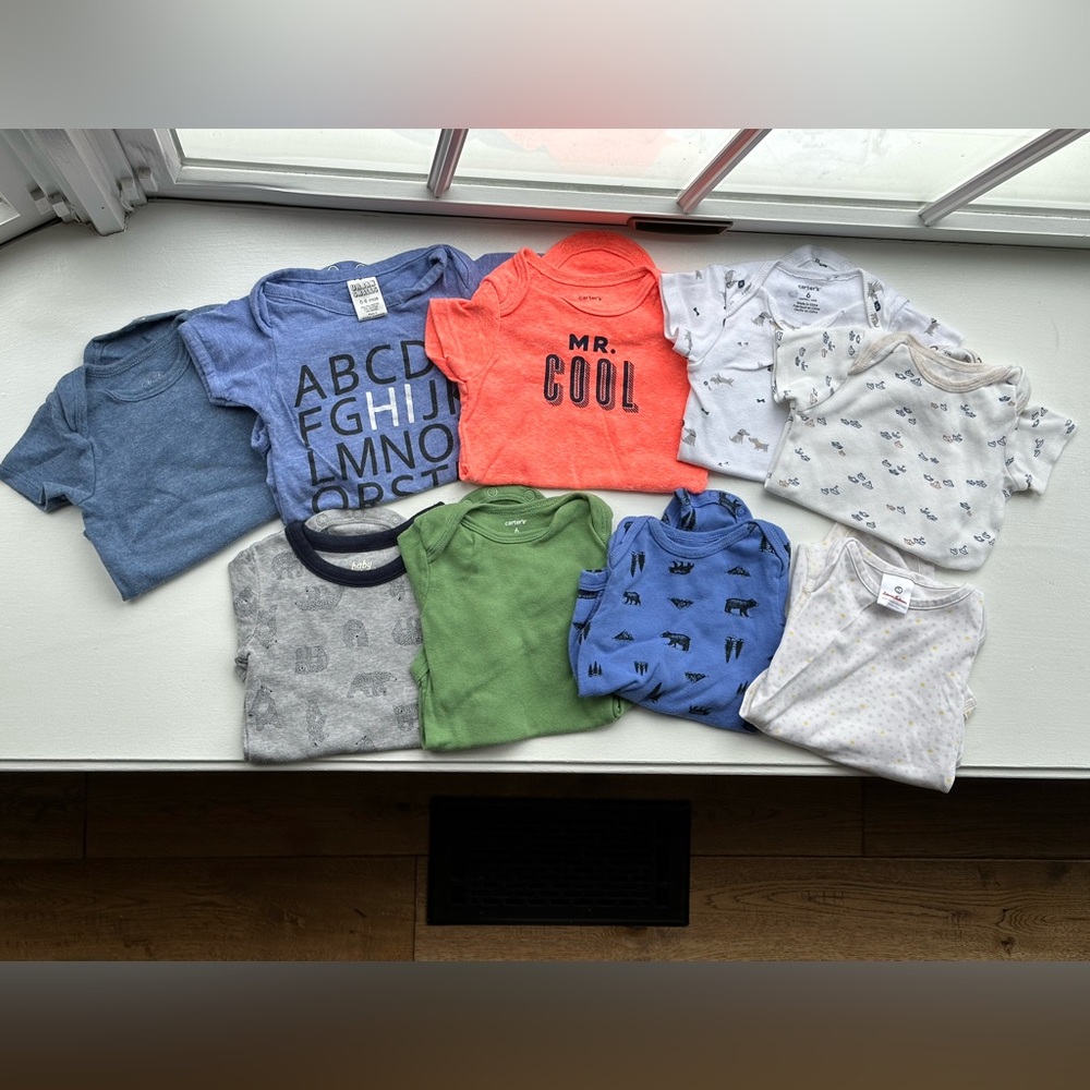 Bundle of Baby Boy Onesies size 6 months